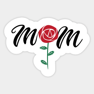 Love - a rose for mother's day Sticker